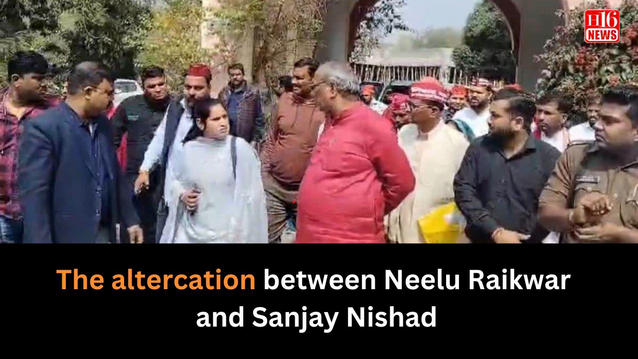 The altercation between Neelu Raikwar and Sanjay Nishad